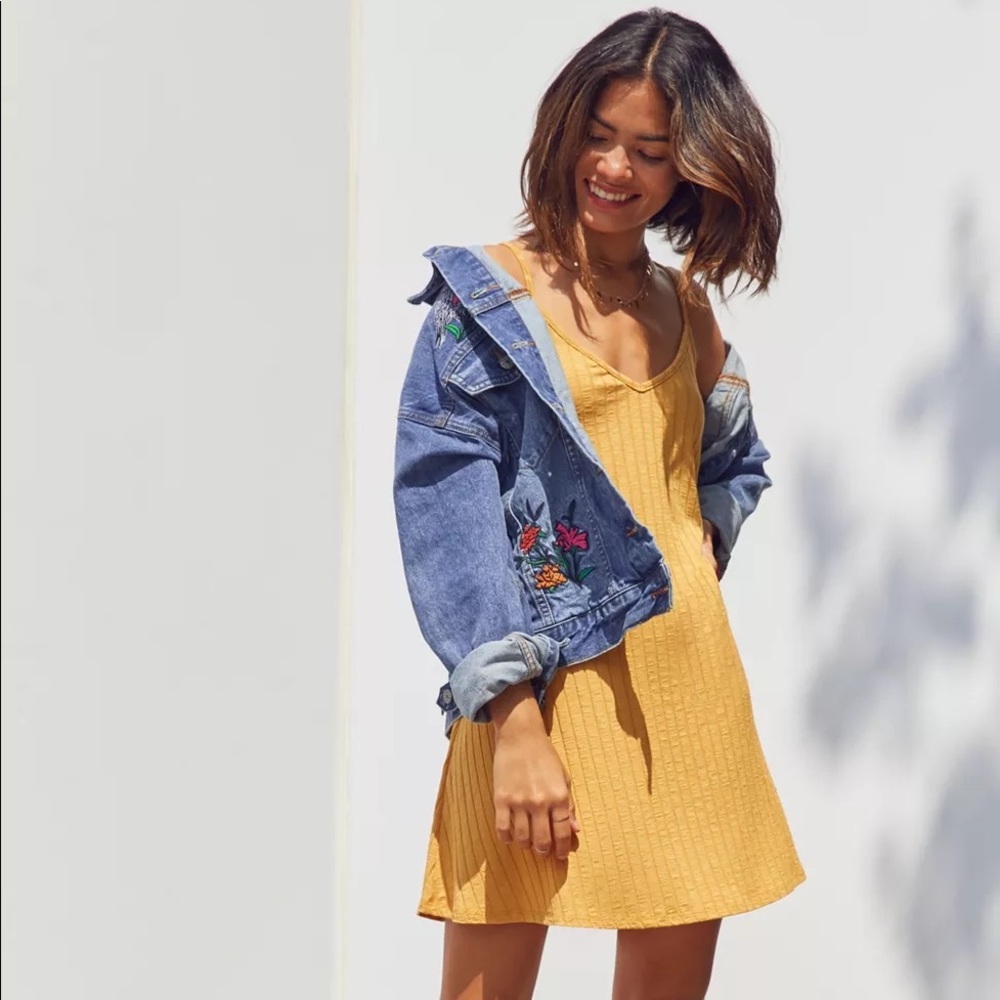 UO Silence and Noise Green Dress